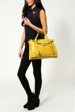 Yellow satchel like Lemons at Boohoo