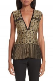 Yigal Azrou  l Pleated Lace Top   Nordstrom at Nordstrom