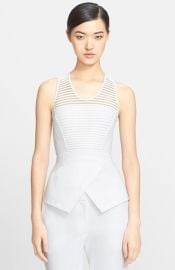 Yigal Azrouand235l Ottoman Peplum Top at Nordstrom