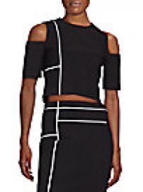 Yigal Azrouel - Cropped Cold-Shoulder Top at Saks Off 5th