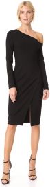 Yigal Azrouel Women s 3 4 Sleeve One Shoulder Dress at Amazon