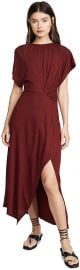 Yigal Azrouel Women s Asymmetric Shirred Dress at Amazon