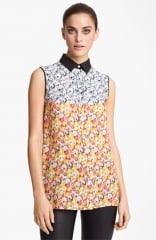 Yigal Azroul Floral Ikat Georgette Blouse at Nordstrom