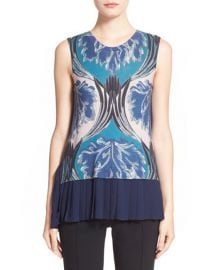 Yigal Azroul Pleated Back Knit Top at Nordstrom