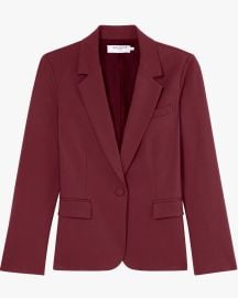 Yiyan Blazer - Wool Twill Shiraz MMLaFleur at MM Lafleur