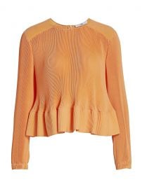 Yoke Pleated Top by Tibi at Saks Fifth Avenue