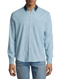 WornOnTV: Andre’s blue shirt with contrasting collar on Black-ish ...