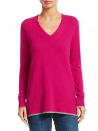 Yorke Cashmere V-Neck Sweater at Saks Off 5th