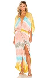 Young Fabulous  Broke Siren Maxi Dress in Pink Sands Strata Wash at Revolve