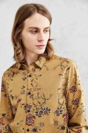 Your Neighbors Ornate Floral Button-Down Shirt at Urban Outfitters