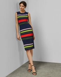 Ysina Striped Dress at Ted Baker