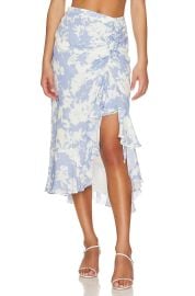 Yumi Kim Brooklyn Skirt in Early Riser Blue at Revolve