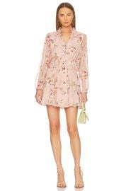 Yumi Kim Love Always Mini Dress in Floral Dawn Blush at Revolve