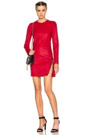 Yves Leather Dress at Forward