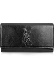 Yves Saint Laurent - Belle De Jour patent-leather clutch at Net A Porter