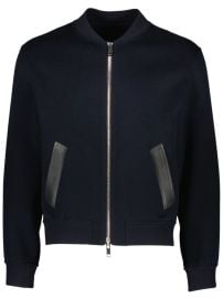 Yves Salomon wool-cashmere Varsity Jacket Blue at Farfetch