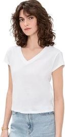 Z SUPPLY Women's Modern V-Neck Tee at Amazon