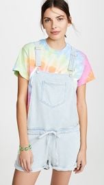 Z Supply Knit Denim Shortalls at Shopbop