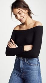 Z Supply Long Sleeve Off The Shoulder Tee at Shopbop