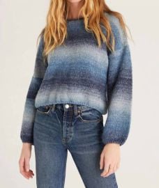 Z Supply Piper Ombre Sweater In Blue Shop Premium Outlets at Shop Simon