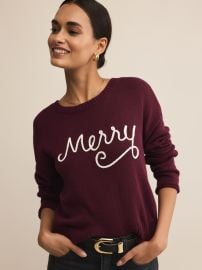 Z Supply Sienna Merry Sweater in Merlot at Z Supply