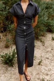 Z1975 Denim Midi Dress at Zara