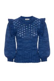 ZADIE SWEATER - INDIGO  at St. Roche