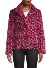 ZADIG  VOLTAIRE Lila Leopard-Print Faux Fur Jacket on SALE at Saks Off 5th