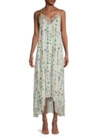 ZADIG VOLTAIRE Risty Kilim High-Low Slip Dress on SALE at Saks Off 5th