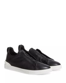 ZEGNA Men39s Triple Stitch Secondskin Sneakers Bloomingdale39s at Bloomingdales