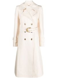 ZIMMERMANN Belted double-breasted Coat - at Farfetch