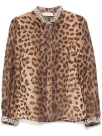 ZIMMERMANN Crush Shirt Brown at Farfetch