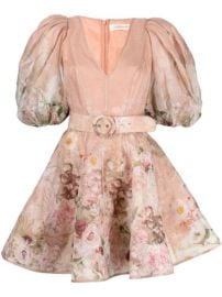 ZIMMERMANN Dancer garden-print Mini Dress - at Farfetch