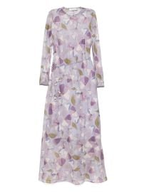 ZIMMERMANN Dawning Sheath Maxi Dress Purple at Farfetch