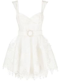 ZIMMERMANN High Tide Embroidered Mini Dress - at Farfetch