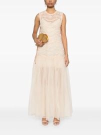 ZIMMERMANN Illuminate Maxi Dress Neutrals at Farfetch