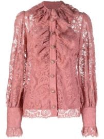 ZIMMERMANN Kaleidoscope Lace Blouse - at Farfetch