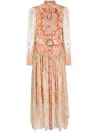 ZIMMERMANN Kaleidoscope mix-print Shirt Dress - at Farfetch