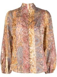 ZIMMERMANN Luminosity paisley-print puff-sleeve Blouse - at Farfetch