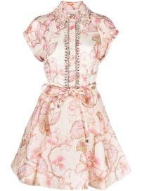 ZIMMERMANN Matchmaker Flip floral-print Dress - at Farfetch