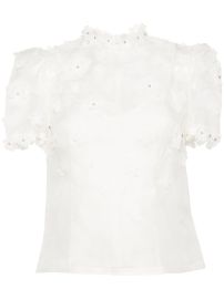 ZIMMERMANN Matchmaker Lift Off Appliqud Blouse - Farfetch at Farfetch