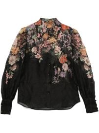 ZIMMERMANN Pavilion Blouse Black at Farfetch