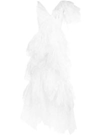 ZIMMERMANN Rhythmic Fluted Gown - at Farfetch