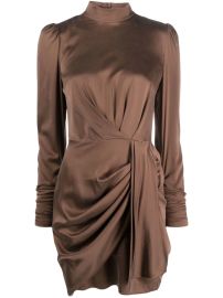 ZIMMERMANN Satin Draped Minidress - at Farfetch