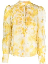 ZIMMERMANN Wonderland Daffodil-print Blouse - at Farfetch