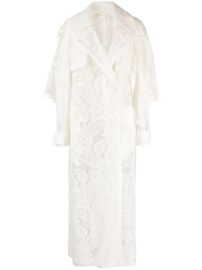 ZIMMERMANN Wonderland Lace Trench Coat - at Farfetch