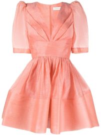 ZIMMERMANN Wonderland Pleated Minidress - at Farfetch