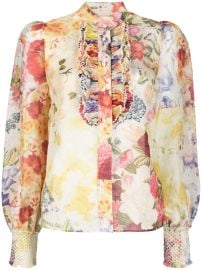 ZIMMERMANN Wonderland floral-print Blouse - Farfetch at Farfetch