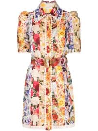 ZIMMERMANN Wonderland floral-print Mini Dress - at Farfetch