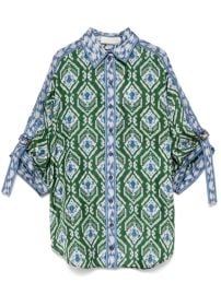 ZIMMERMANN Wylie Shirt Green at Farfetch